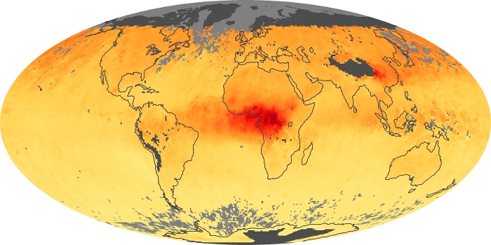 Global Map Carbon Monoxide Image 167