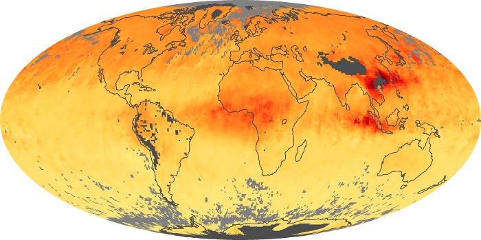 Global Map Carbon Monoxide Image 169
