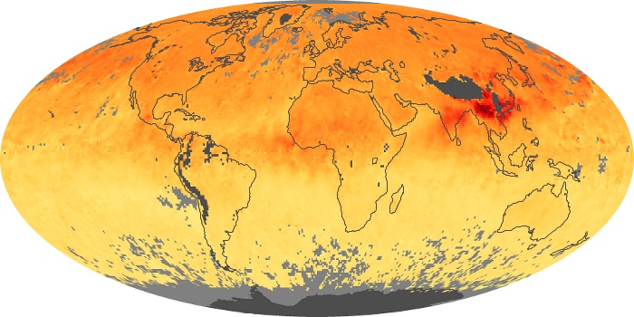 Global Map Carbon Monoxide Image 170