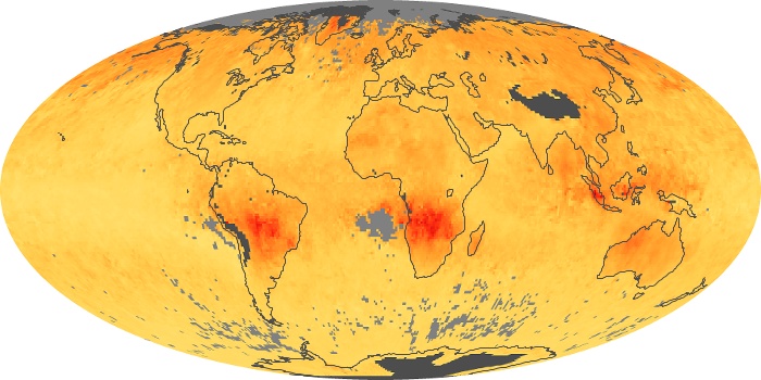 Global Map Carbon Monoxide Image 176