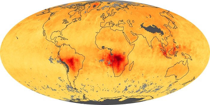 Global Map Carbon Monoxide Image 187