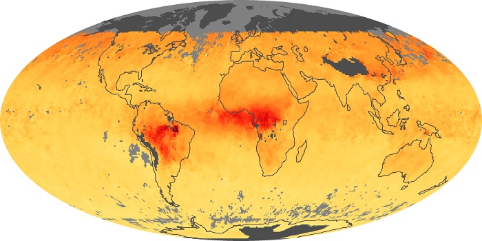 Global Map Carbon Monoxide Image 190