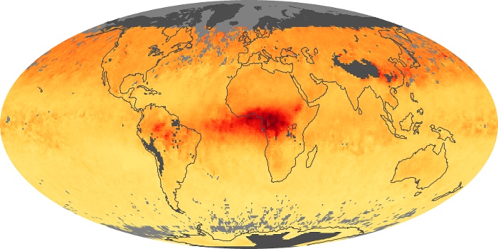 Global Map Carbon Monoxide Image 191