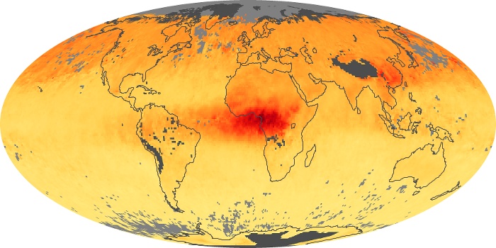 Global Map Carbon Monoxide Image 204