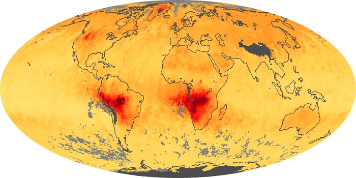 Global Map Carbon Monoxide Image 211
