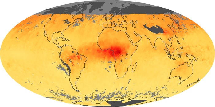 Global Map Carbon Monoxide Image 214