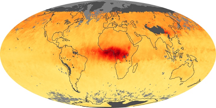 Global Map Carbon Monoxide Image 215