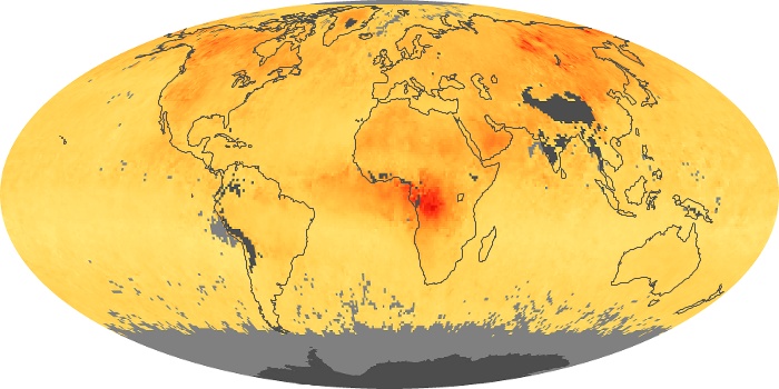 Global Map Carbon Monoxide Image 221