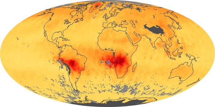 Global Map Carbon Monoxide Image 235