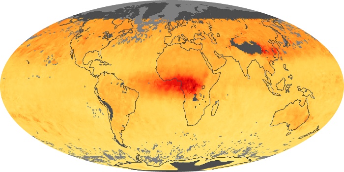 Global Map Carbon Monoxide Image 239