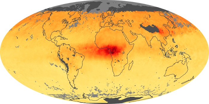 Global Map Carbon Monoxide Image 251