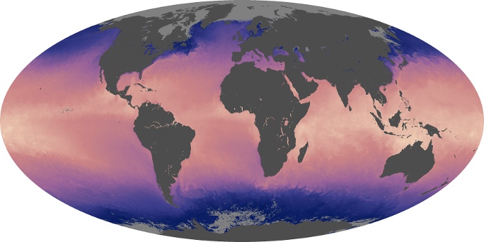 Global Map Sea Surface Temperature Image 6