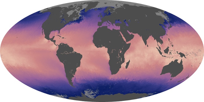 Global Map Sea Surface Temperature Image 7