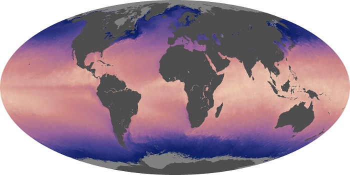 Global Map Sea Surface Temperature Image 10