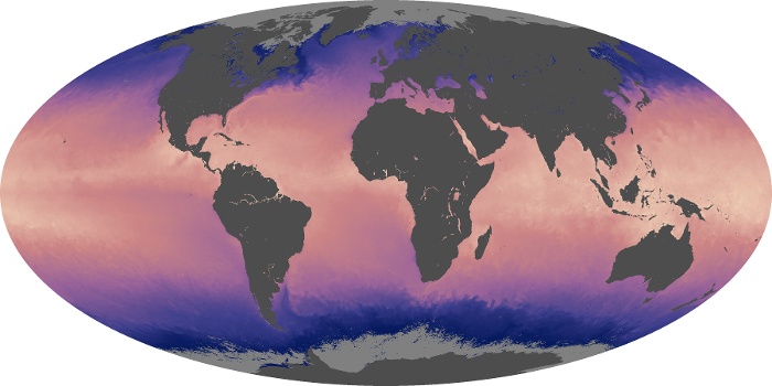 Global Map Sea Surface Temperature Image 17