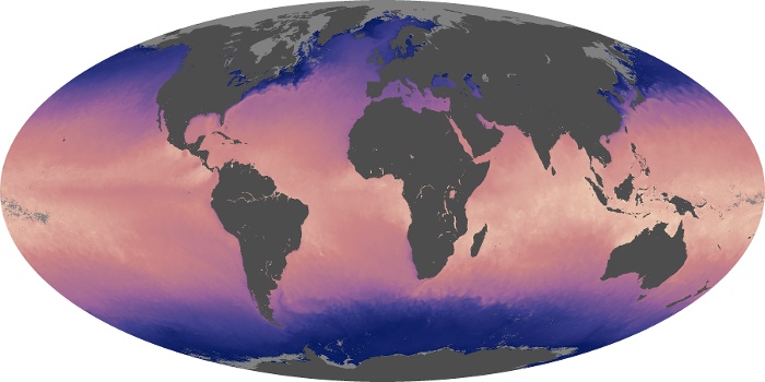 Global Map Sea Surface Temperature Image 32