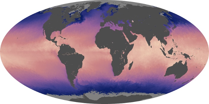 Global Map Sea Surface Temperature Image 34