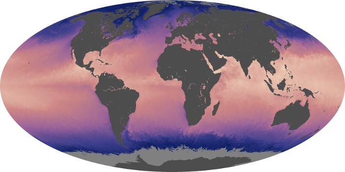 Global Map Sea Surface Temperature Image 60