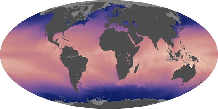 Global Map Sea Surface Temperature Image 68