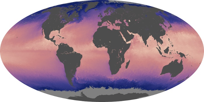 Global Map Sea Surface Temperature Image 72