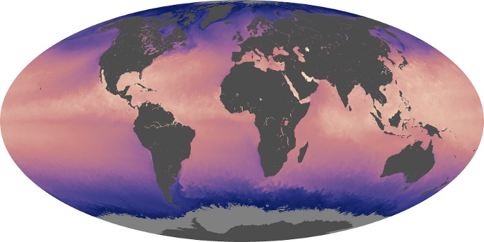 Global Map Sea Surface Temperature Image 74