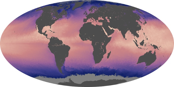 Global Map Sea Surface Temperature Image 85