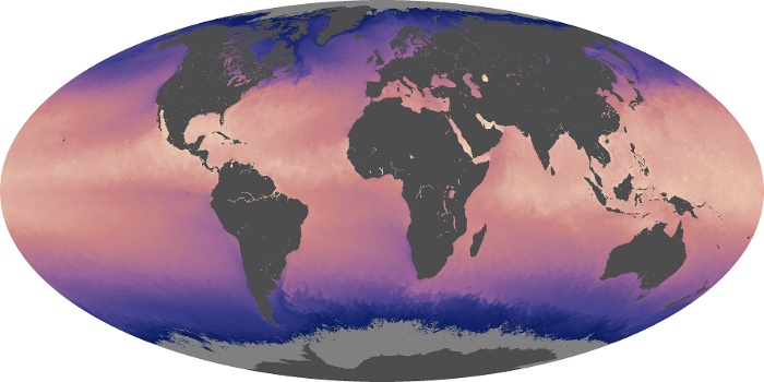 Global Map Sea Surface Temperature Image 87