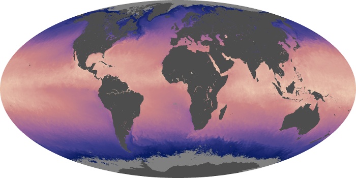Global Map Sea Surface Temperature Image 88