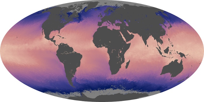 Global Map Sea Surface Temperature Image 89