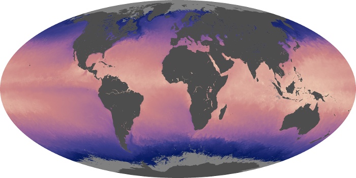 Global Map Sea Surface Temperature Image 101