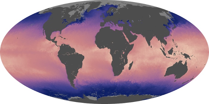 Global Map Sea Surface Temperature Image 104