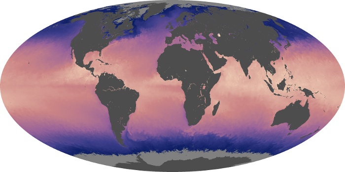 Global Map Sea Surface Temperature Image 107