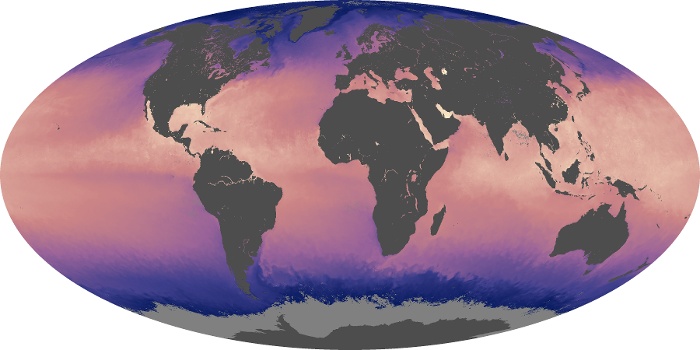 Global Map Sea Surface Temperature Image 110