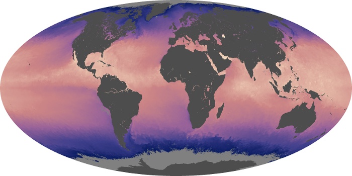 Global Map Sea Surface Temperature Image 111