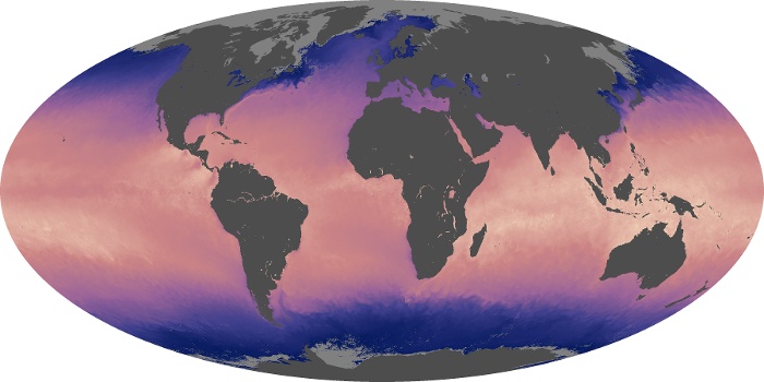 Global Map Sea Surface Temperature Image 116