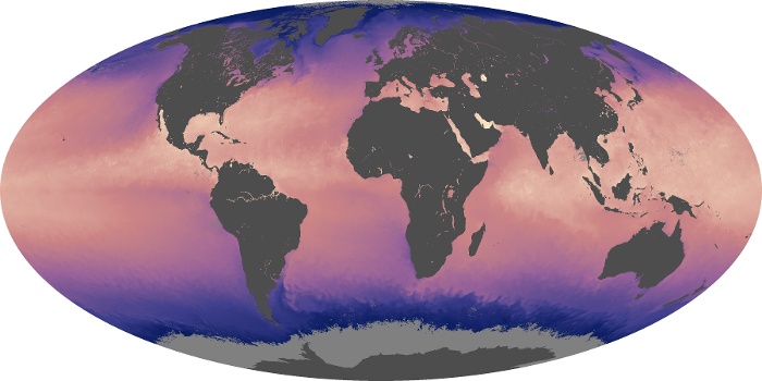 Global Map Sea Surface Temperature Image 122