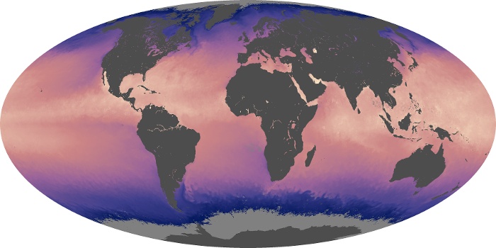 Global Map Sea Surface Temperature Image 123