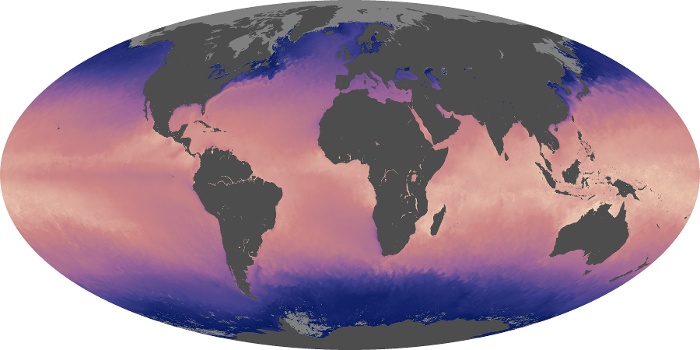 Global Map Sea Surface Temperature Image 127