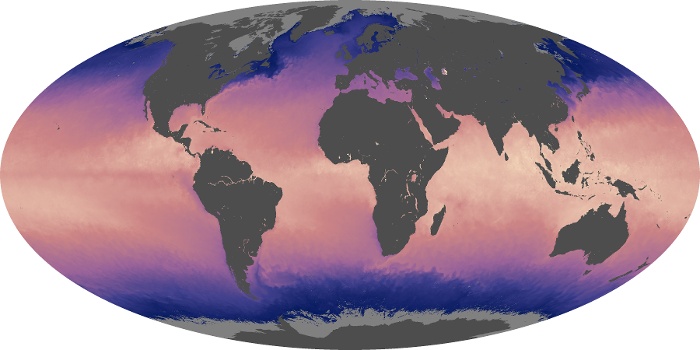 Global Map Sea Surface Temperature Image 130