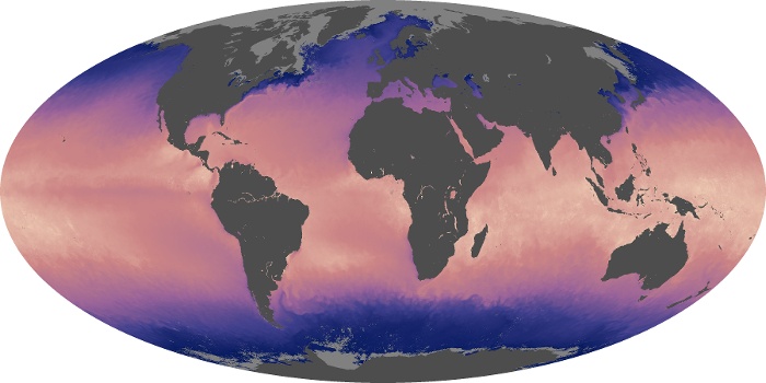 Global Map Sea Surface Temperature Image 140