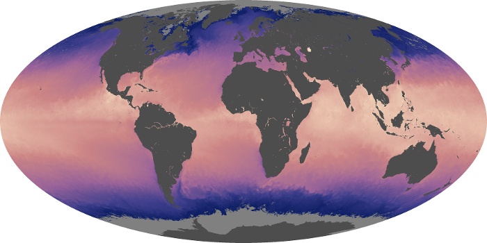 Global Map Sea Surface Temperature Image 143