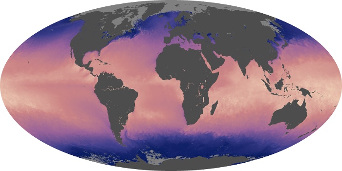 Global Map Sea Surface Temperature Image 151