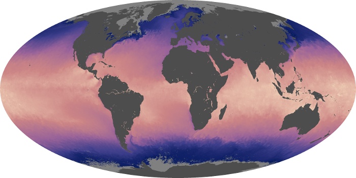 Global Map Sea Surface Temperature Image 153