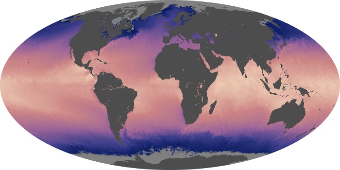 Global Map Sea Surface Temperature Image 154