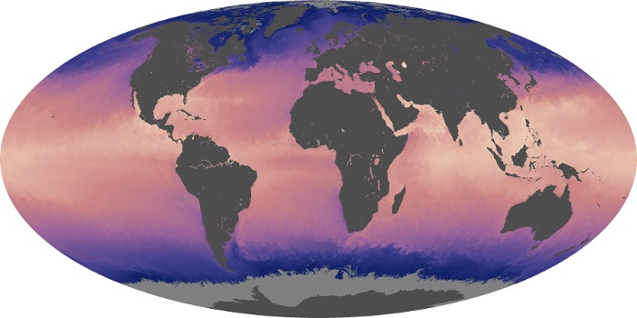 Global Map Sea Surface Temperature Image 156