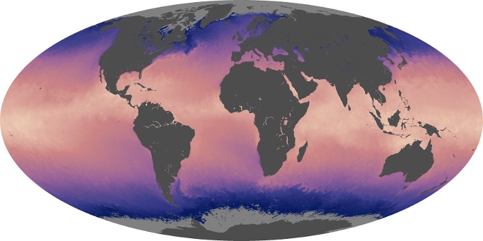 Global Map Sea Surface Temperature Image 161