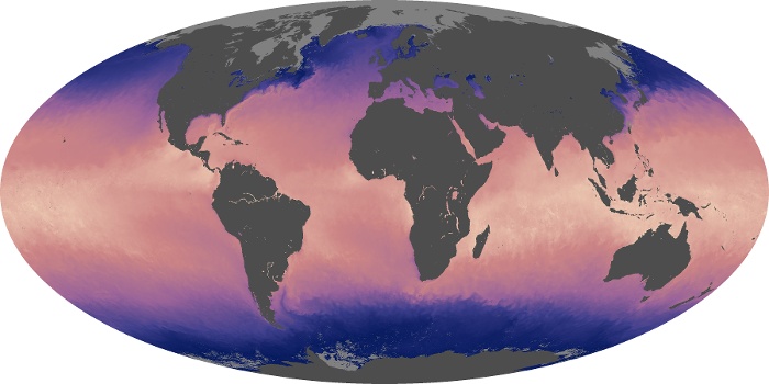 Global Map Sea Surface Temperature Image 163
