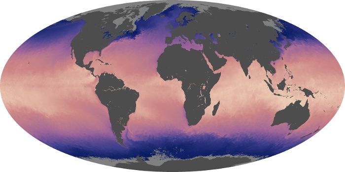 Global Map Sea Surface Temperature Image 165