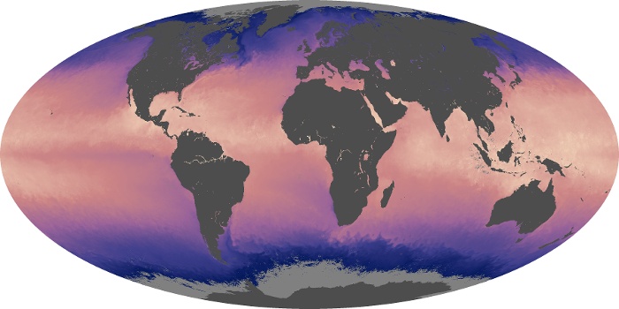 Global Map Sea Surface Temperature Image 172