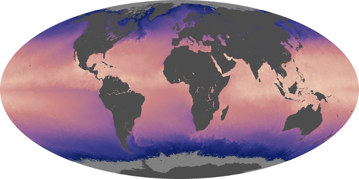 Global Map Sea Surface Temperature Image 184
